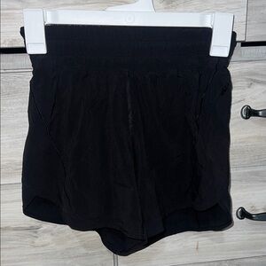 lululemon athletica Black High-Waist Bike Shorts